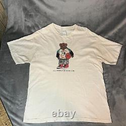 Dead Bear By Mattingly Packman Shirt Adult Extra Large White Grateful Dead RARE