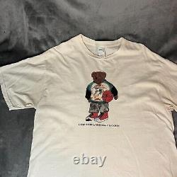 Dead Bear By Mattingly Packman Shirt Adult Extra Large White Grateful Dead RARE