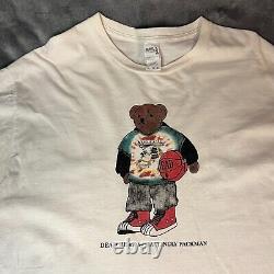 Dead Bear By Mattingly Packman Shirt Adult Extra Large White Grateful Dead RARE