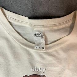 Dead Bear By Mattingly Packman Shirt Adult Extra Large White Grateful Dead RARE