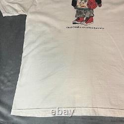 Dead Bear By Mattingly Packman Shirt Adult Extra Large White Grateful Dead RARE