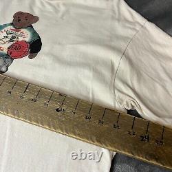 Dead Bear By Mattingly Packman Shirt Adult Extra Large White Grateful Dead RARE