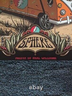 Dead & Company 5/16/24 Sphere Poster By Neal Williams #669/1035 Rare Sold Out