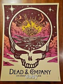 Dead & Company Poster Los Angeles, CA 2018 RARE Phish Grateful and Co GDP LA