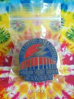 Dead and Company Pin 2015 New York City Madison Square Garden Hat shirt pin RARE