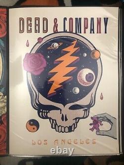 Dead and Company Poster 7/7/18 2018 Tour Los Angeles CA LA Dodgers Pop Up Rare