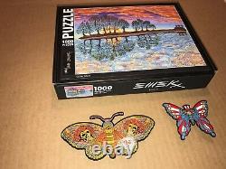 EMEK Guitar Island Puzzle Limited Edition Signed and Two Rare Grateful Dead Pins
