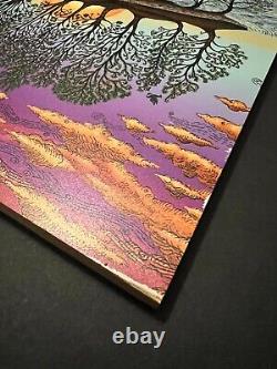 EMEK Guitar Island print on wood PP #/25 rare signed not sperry pearl jam poster