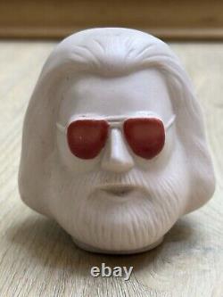 EXTREMELY RARE Jerry Garcia The Grateful Dead Head Sculpture Olvero 1983