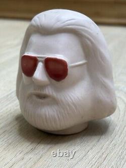 EXTREMELY RARE Jerry Garcia The Grateful Dead Head Sculpture Olvero 1983