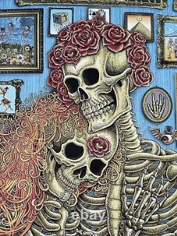 Emek Grateful Dead Fare Thee Well Rare VIP Only Poster Print 2015 Chicago