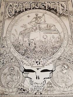 Emek poster Grateful Dead RARE KEYLINE Variant Edition #/125 Screen Print