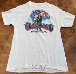Ex Rare! CREW MEMBER Grateful Dead Concert T 20 Years So Far- Dead Set