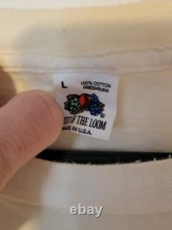 Extremely Rare Vintage T Shirt Skeleton ski dead grateful Dead 1987 Size L