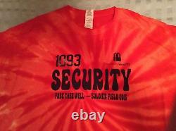 FARE THEE WELL SECURITY T-Shirt GRATEFUL DEAD Ultra Rare Souvenir MAKE OFFER