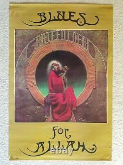 FREE SHIPPING Grateful Dead rare giant 24 x 36 Blues for Allah Promo Poster
