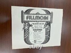 Fillmore 1972 color lobby still photo set GRATEFUL DEAD/SANTANA + PRESSBOOK RARE