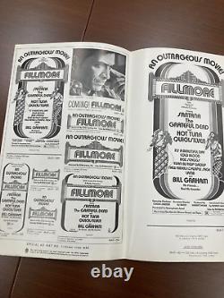 Fillmore 1972 color lobby still photo set GRATEFUL DEAD/SANTANA + PRESSBOOK RARE