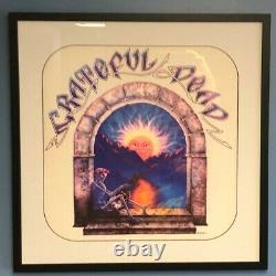 Framed RARE Vintage Grateful Dead Lute Player T-Shirt / Poster Test Print Pellon