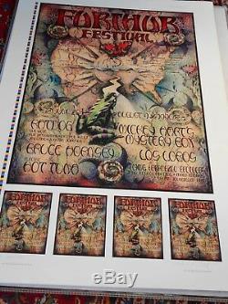 Furthur Festival-grateful Dead-signed-numbered-ap-michael Everett-rare