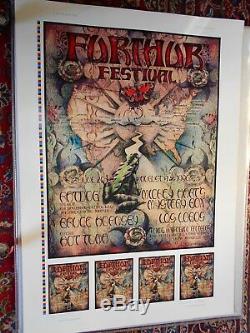Furthur Festival-grateful Dead-signed-numbered-ap-michael Everett-rare