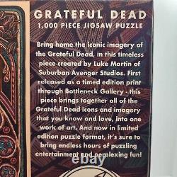 GRATEFUL DEAD 1000pc Puzzle + Poster by Luke Martin LE 2500 Rare