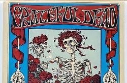 GRATEFUL DEAD 1977 FD26-RP-4 Skeleton & Roses Ultra Rare Concert Poster