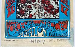 GRATEFUL DEAD 1977 FD26-RP-4 Skeleton & Roses Ultra Rare Concert Poster