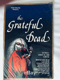 GRATEFUL DEAD 1980 Mississippi River Festival Blues for Allah Poster Rare Unopen