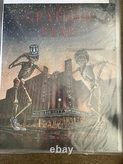GRATEFUL DEAD? 1980 Official Original Radio City Music Hall Poster (RaRe?)