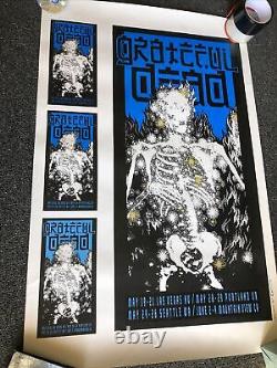 GRATEFUL DEAD 1995 concert Tour poster RARE Printers Proof 35 X 22.5