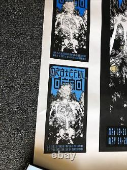 GRATEFUL DEAD 1995 concert Tour poster RARE Printers Proof 35 X 22.5