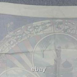 GRATEFUL DEAD Band Vtg Flag Banner Tapestry Wall Hanging 84-RARE 43x43 Red Rocks