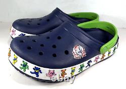 GRATEFUL DEAD CROCS with Dancing Bears! M 8 W 10 RARE DISCONTINUED STYLE