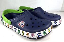 GRATEFUL DEAD CROCS with Dancing Bears! M 8 W 10 RARE DISCONTINUED STYLE