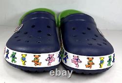 GRATEFUL DEAD CROCS with Dancing Bears! M 8 W 10 RARE DISCONTINUED STYLE