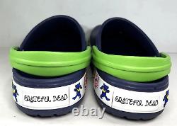 GRATEFUL DEAD CROCS with Dancing Bears! M 8 W 10 RARE DISCONTINUED STYLE