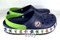 GRATEFUL DEAD CROCS with Dancing Bears! M 8 W 10 RARE DISCONTINUED STYLE