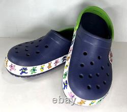 GRATEFUL DEAD CROCS with Dancing Bears! M 8 W 10 RARE DISCONTINUED STYLE
