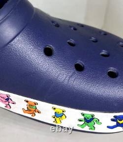 GRATEFUL DEAD CROCS with Dancing Bears! M 8 W 10 RARE DISCONTINUED STYLE