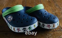 GRATEFUL DEAD CROCS with Dancing Bears Very RARE 50th Anniversary Size 7 No Box