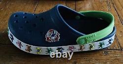 GRATEFUL DEAD CROCS with Dancing Bears Very RARE 50th Anniversary Size 7 No Box