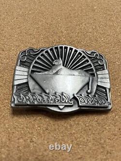 GRATEFUL DEAD'Cats Under The Stars' BELT BUCKLE Reproduction Alt Version Rare