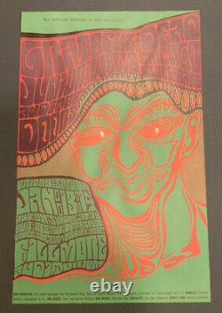 GRATEFUL DEAD DOORS BG45 OP1 TypeB FILLMORE concert poster BILL GRAHAM 1966 RARE