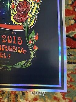 GRATEFUL DEAD Fare Thee Well Santa Clara Ca 2015 R MARX FOIL! POSTER RARE! SALE