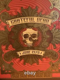 GRATEFUL DEAD June 1976 Limited Edition Poster #377/500 Made New Sealed Rare