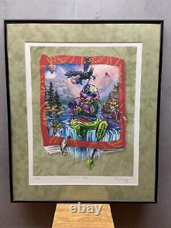 GRATEFUL DEAD OUTDOOR BEAR PRINT Liquid Blue RARE