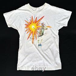 GRATEFUL DEAD Original 1987 Fall Tour T-Shirt XL Skeletons USA? SUPER RARE