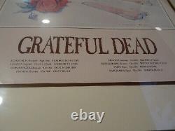 GRATEFUL DEAD Original 1ST Print 1981 Europe Tour Concert Poster Rare AOR FD BG