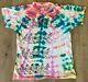 Grateful Dead Rare Vintage 80's Tie Dye Dancing Skeletons Concert Shirt